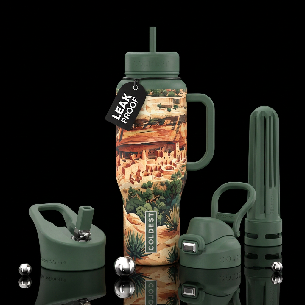 Mesa Verde water bottle design