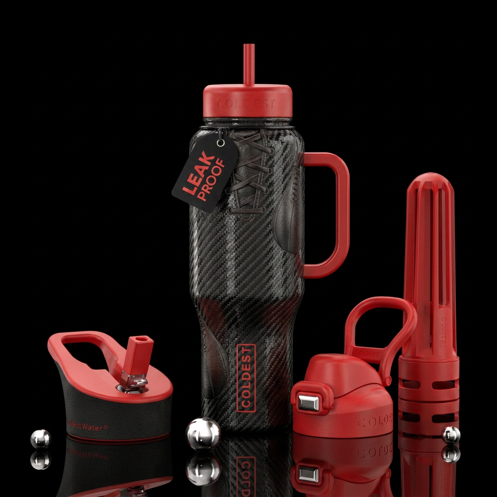 The Boxer water bottle design