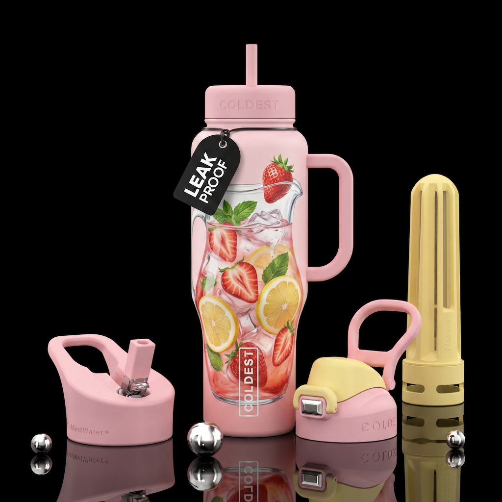 refreshing water bottle design