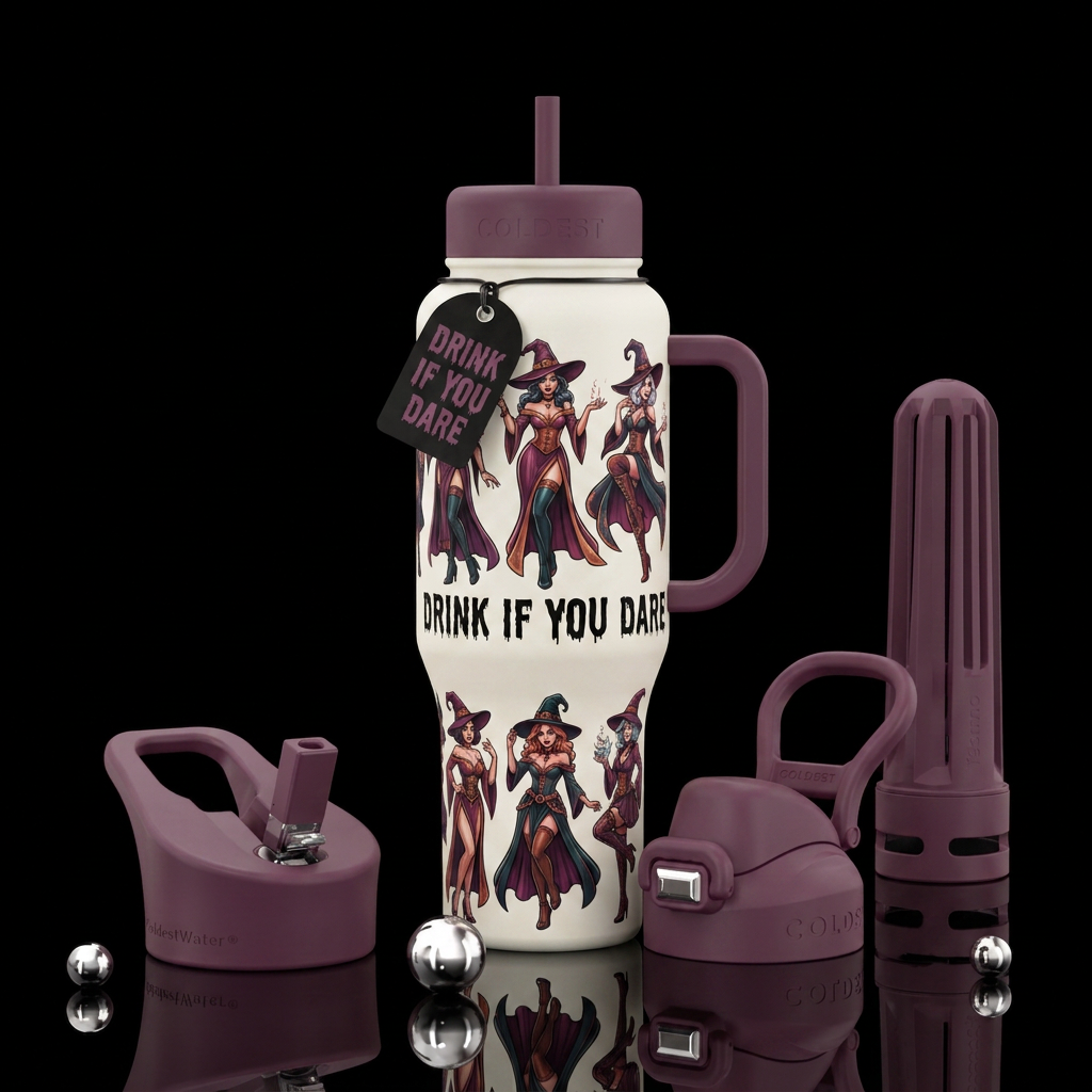 do you dare? water bottle design