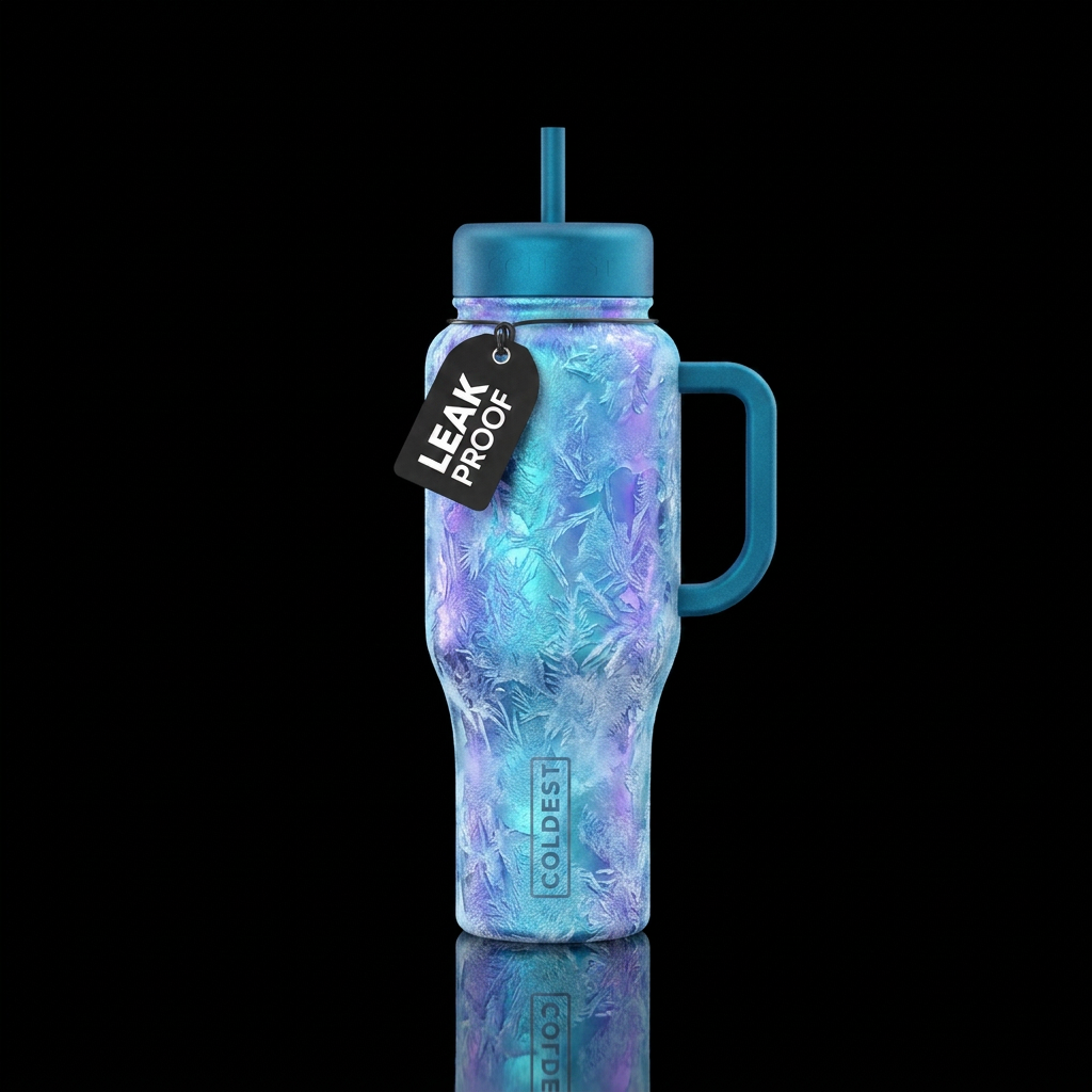 Stay Frosty Or Get Losty water bottle design