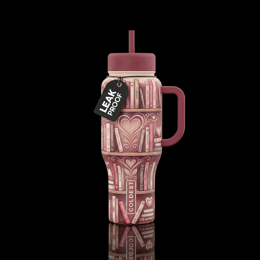 Romance lover water bottle design