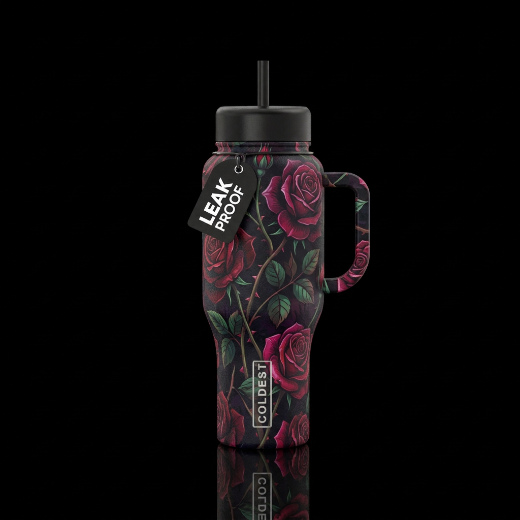 Black Magic 🌹 water bottle design
