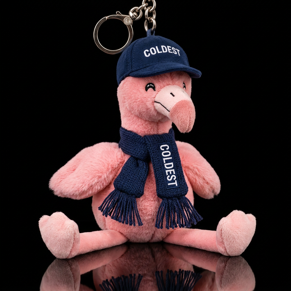 Frank the Flamingo water bottle design