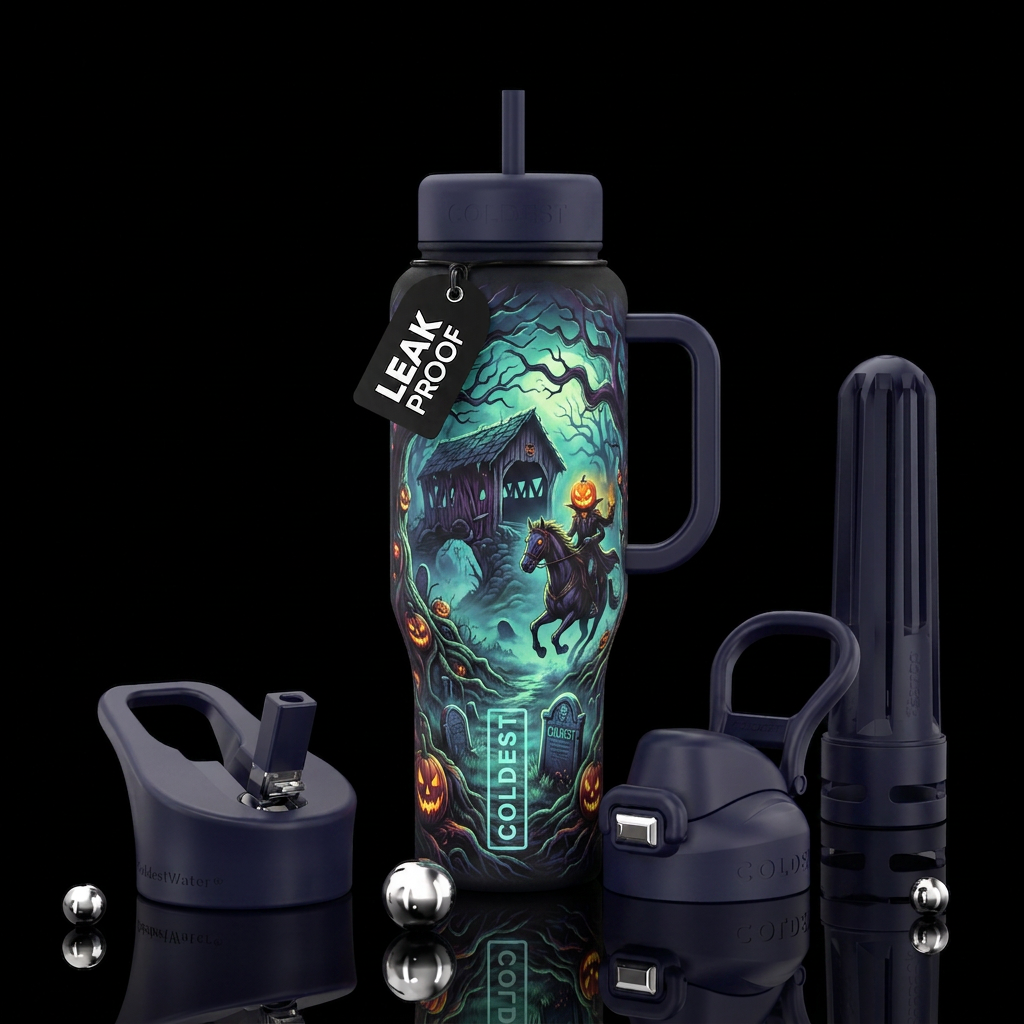 Sleepy hollow water bottle design