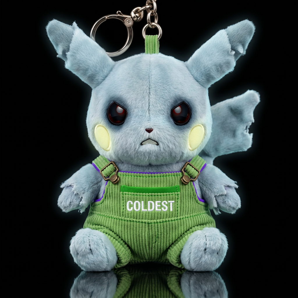 Ghost pika water bottle design