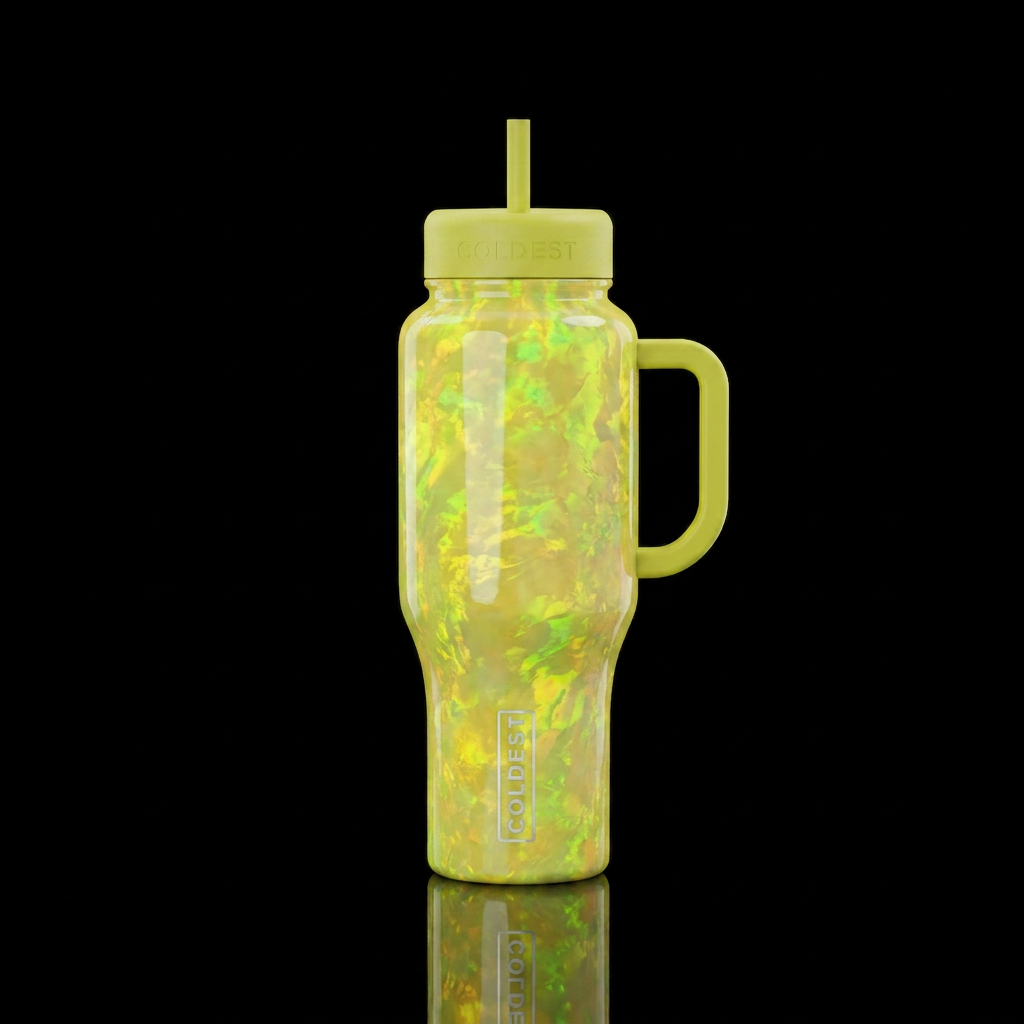 This bottle will be made like the blue opal, excep... water bottle design