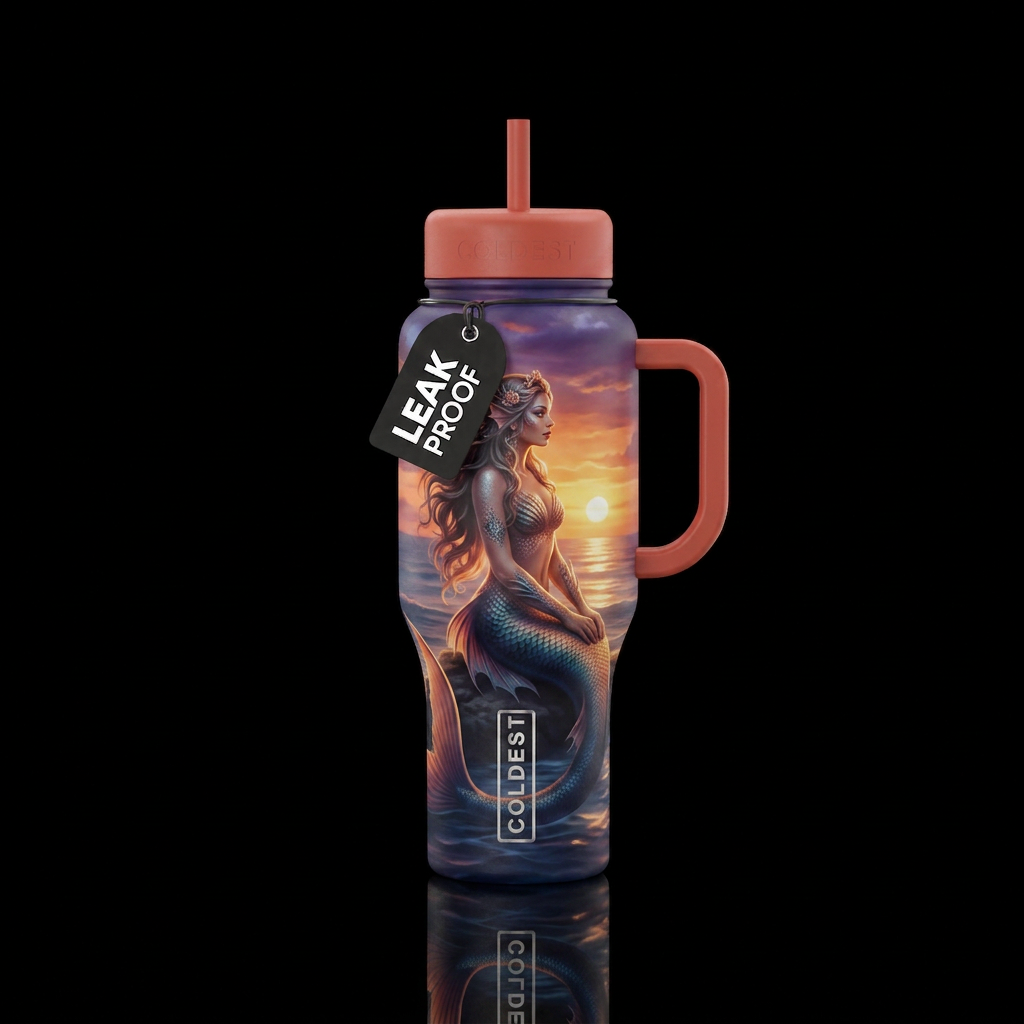 This bottle should depict the most beautiful, merm... water bottle design