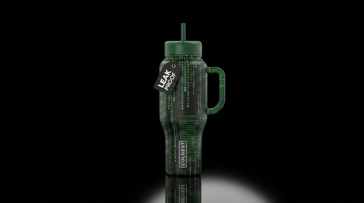 This bottle should depict what it would look like ... water bottle design
