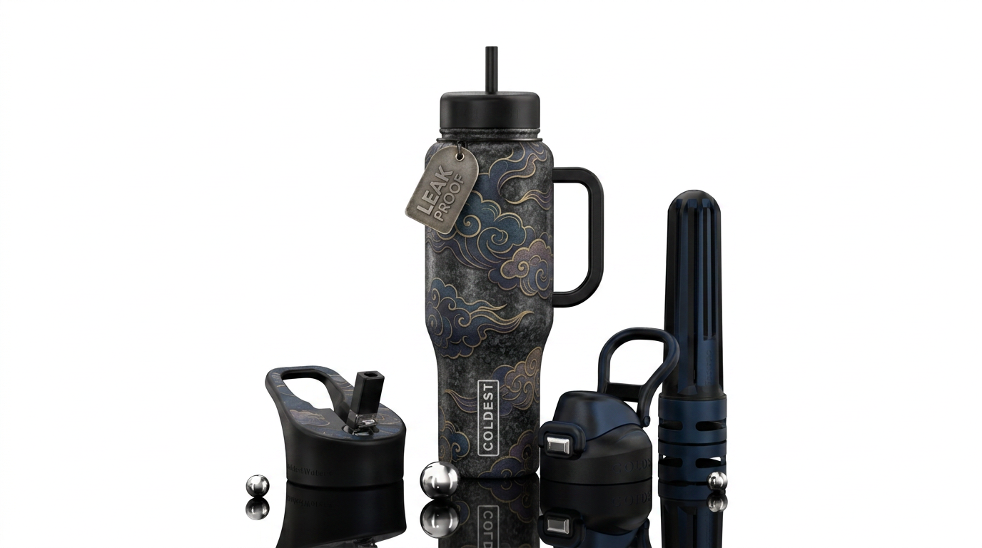 japanese, granite, clouds, seamless water bottle design