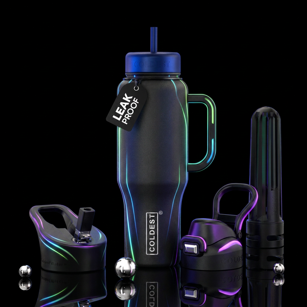futuristic water bottle design
