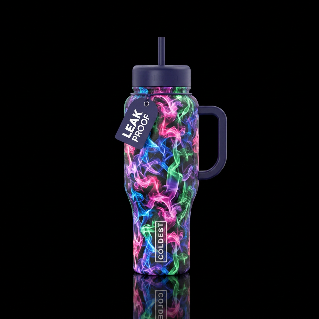 smoke, tessellation water bottle design