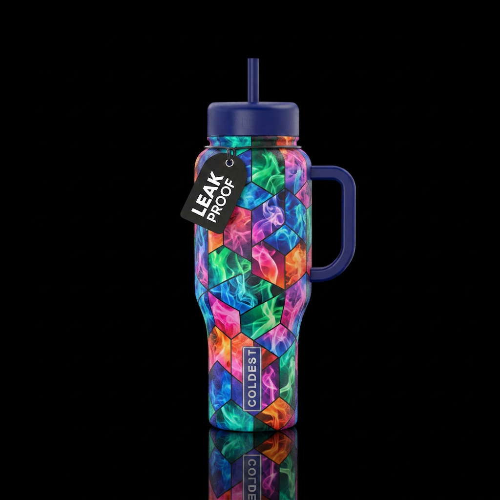 smoke, tessellation water bottle design