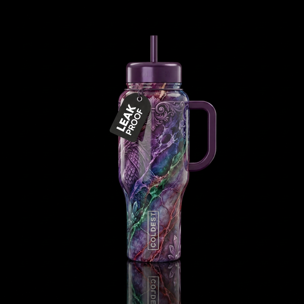 victorian, marble, fantasy water bottle design