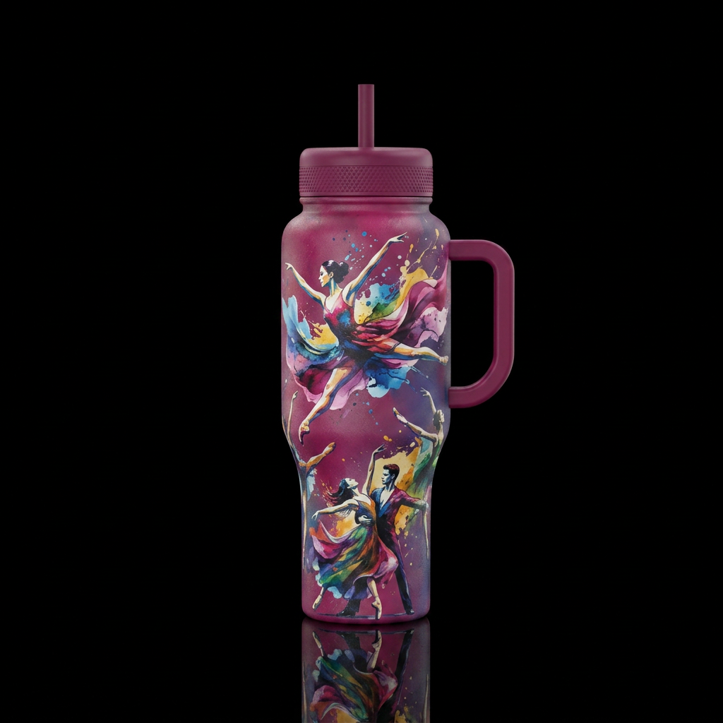 contemporary dance, timeless water bottle design