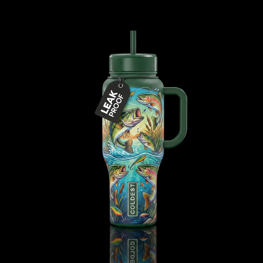 fishing water bottle design
