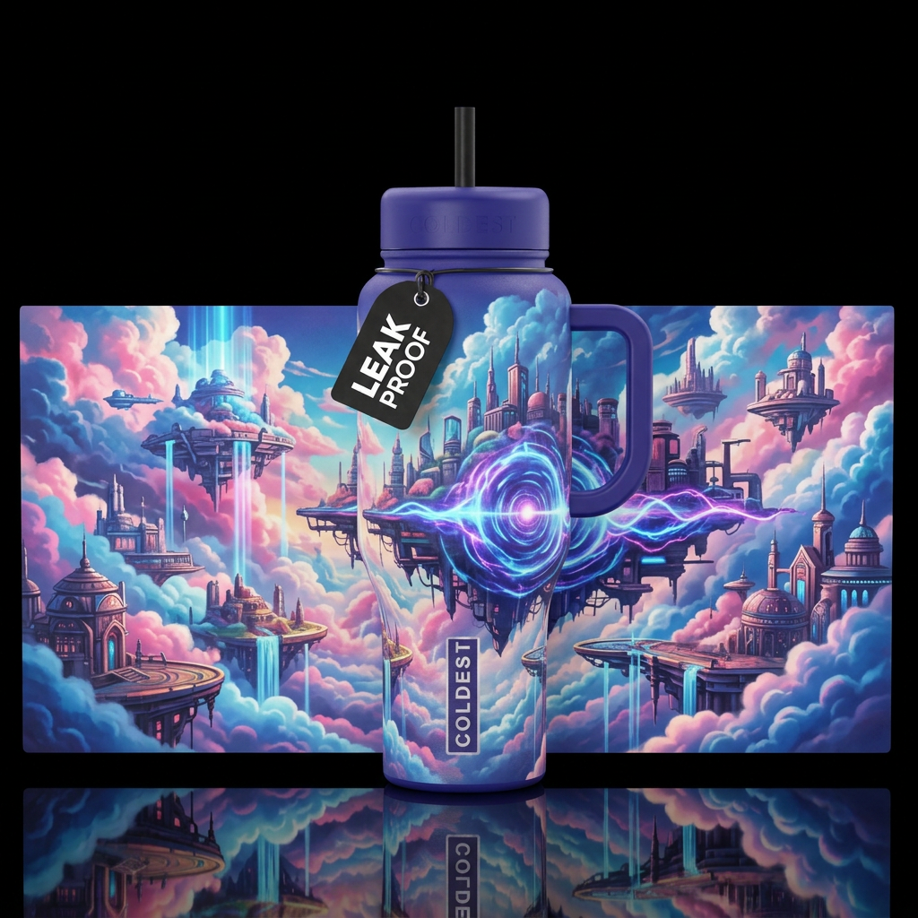 cloud city, pulse water bottle design