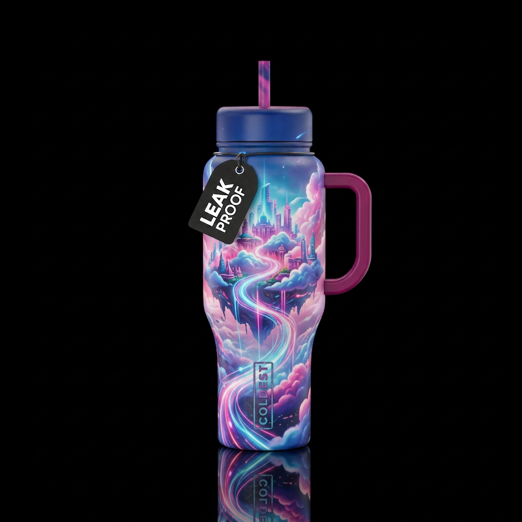 cloud city, pulse water bottle design