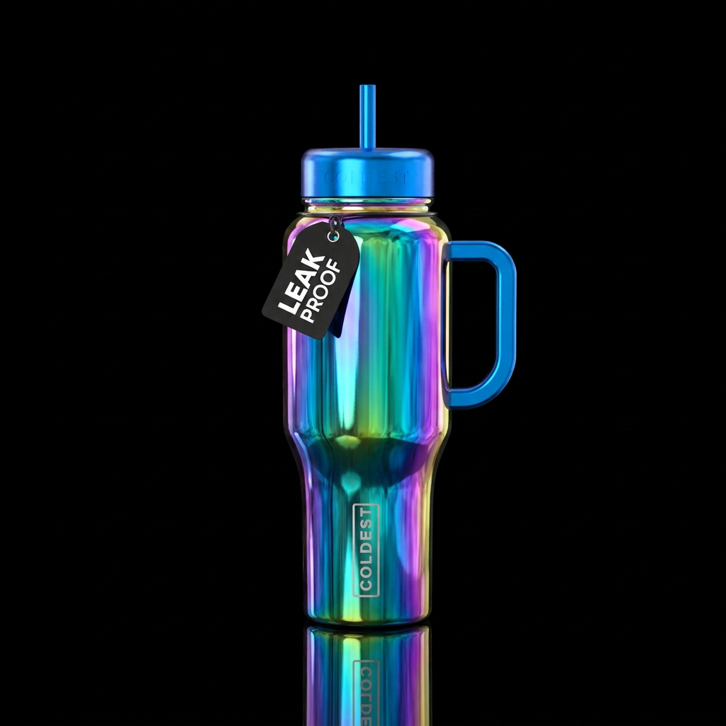 electric, chromatic water bottle design