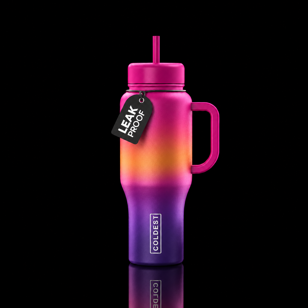 thermal, lettering water bottle design
