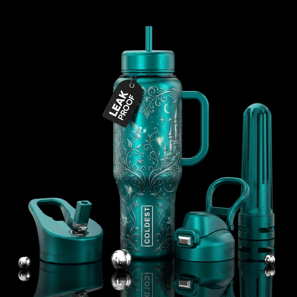 Fairytale water bottle design