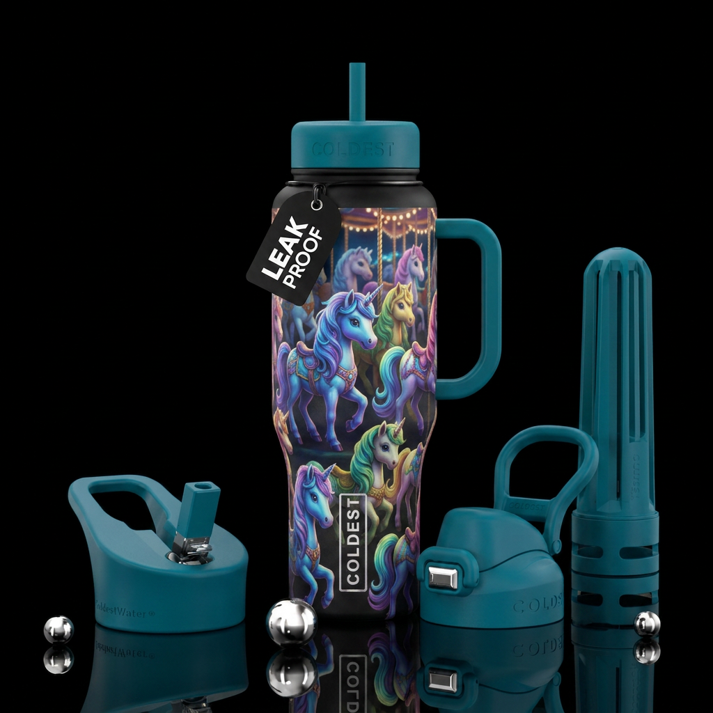 ponies water bottle design
