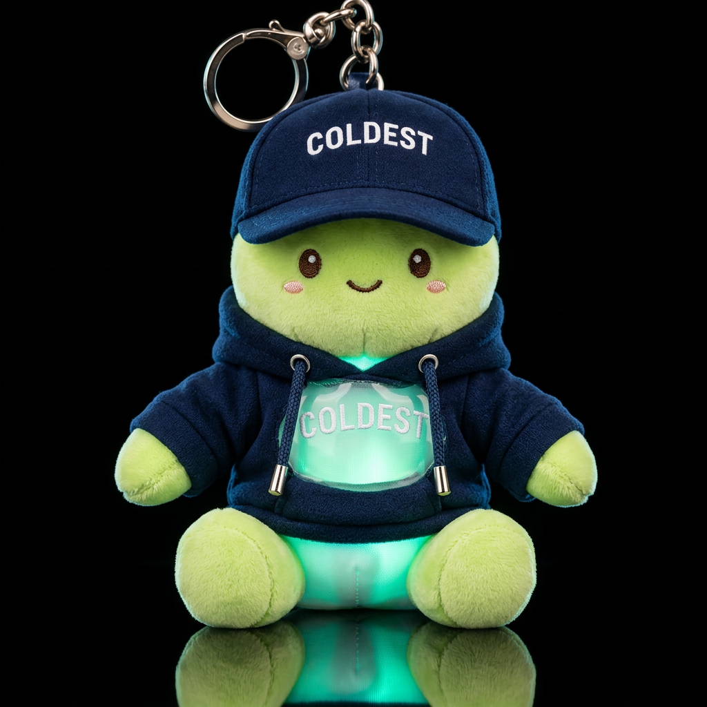 Glowie glow worm water bottle design
