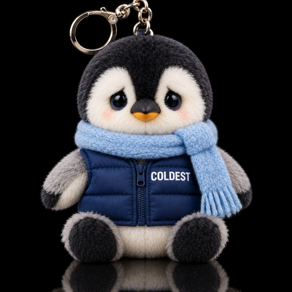 Pedro Penguin water bottle design