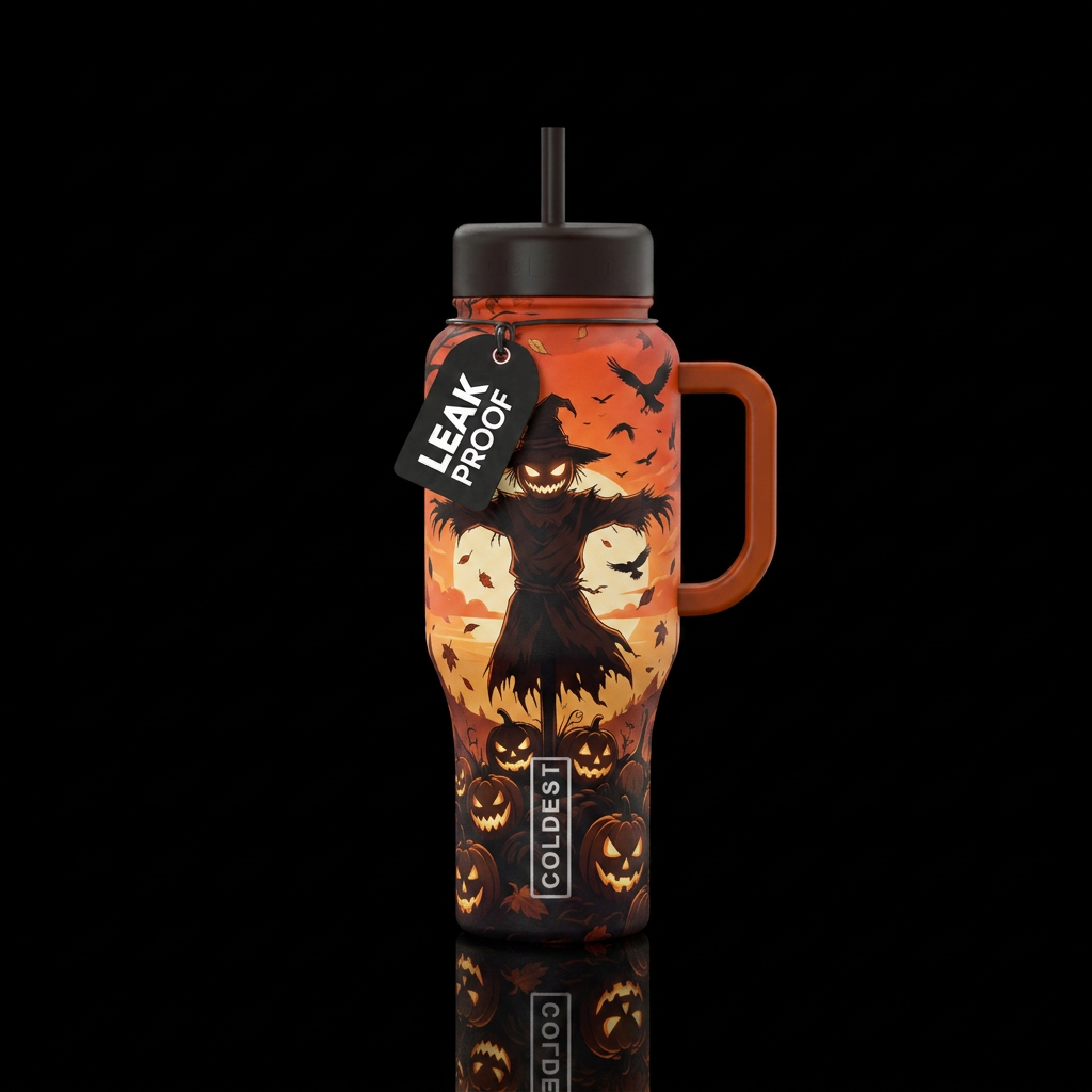 The Harvest Guardian water bottle design