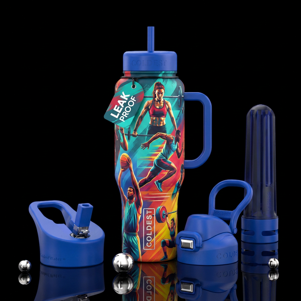 Sports life water bottle design