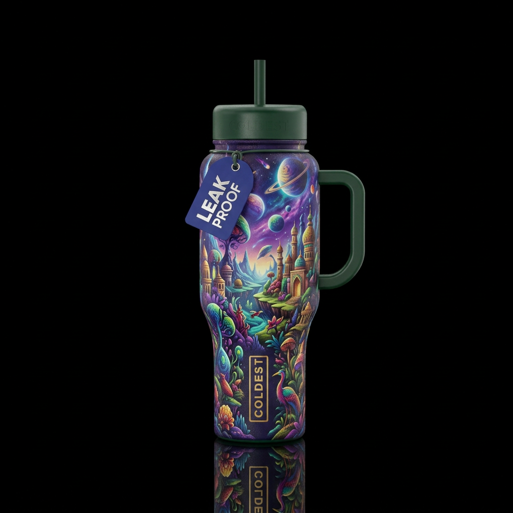 Marvelous world water bottle design