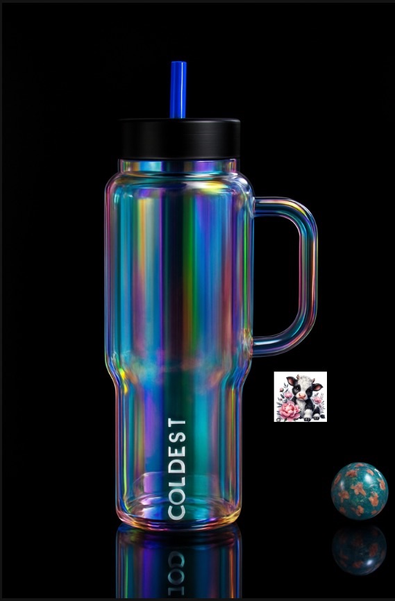 Clear coldest water bottle design