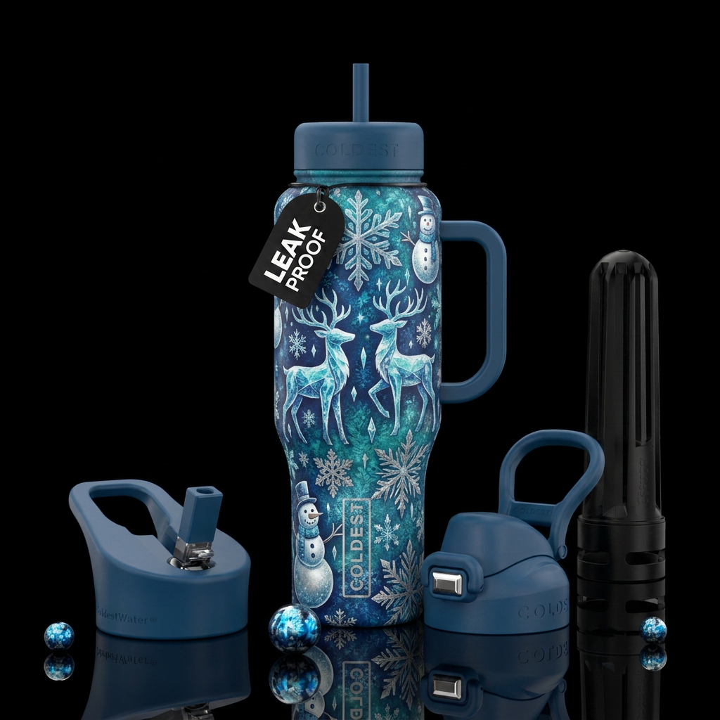 Coldie wonderland water bottle design