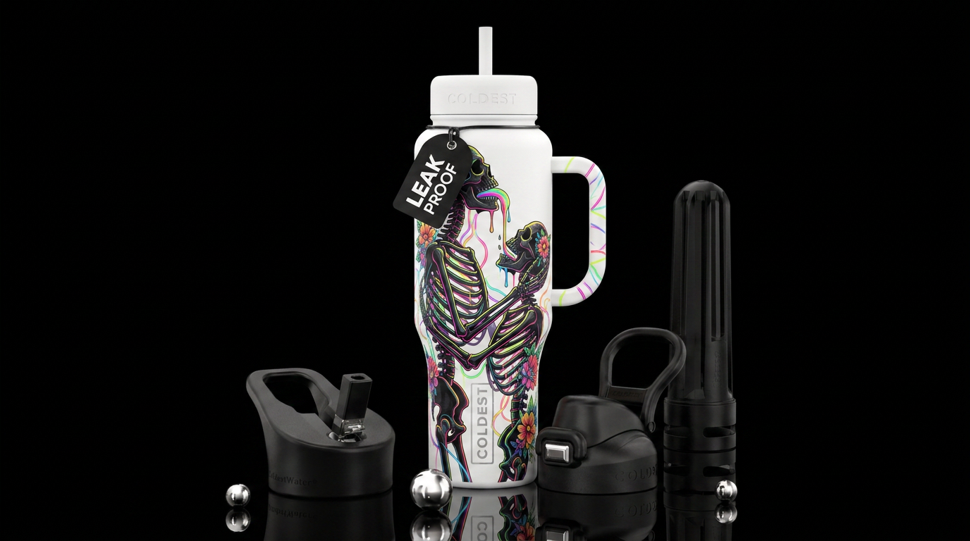 The lovers water bottle design
