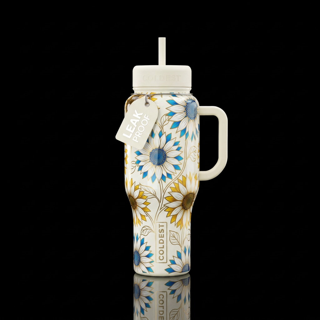 Sunny daze water bottle design