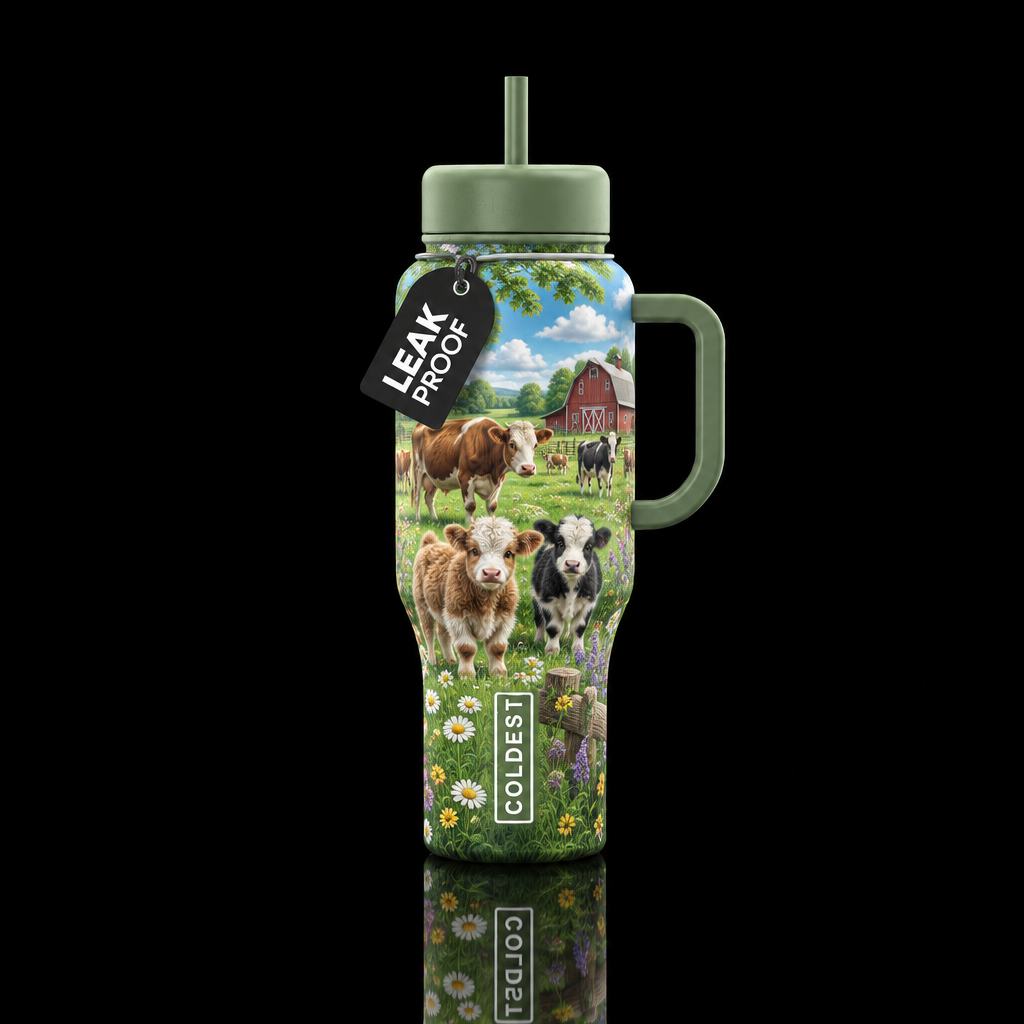 Cottage core all one blended storyboard and scene ... water bottle design