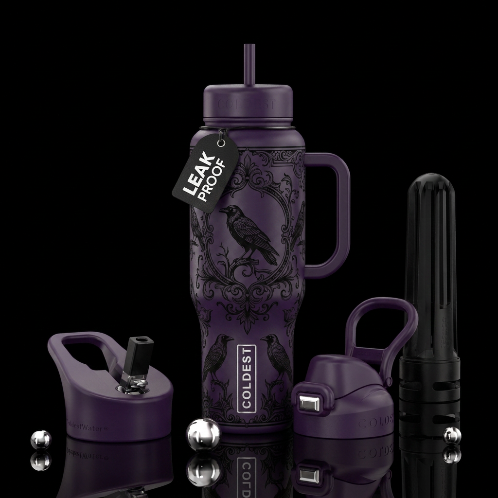 Crow water bottle design