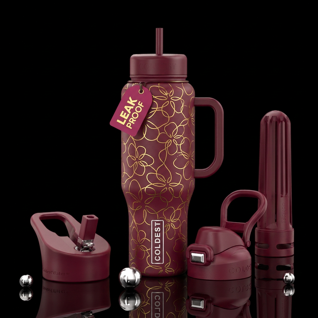 Golden Garden water bottle design