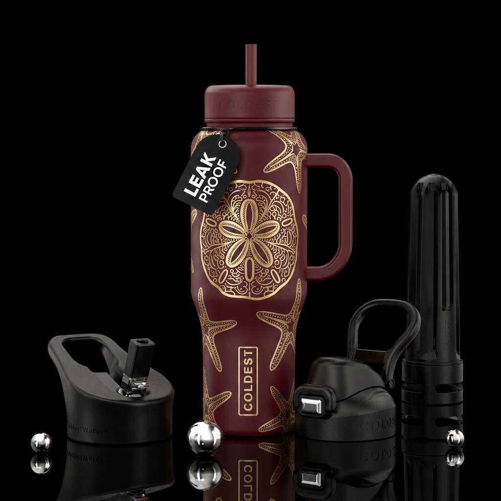 Sand Dollar water bottle design