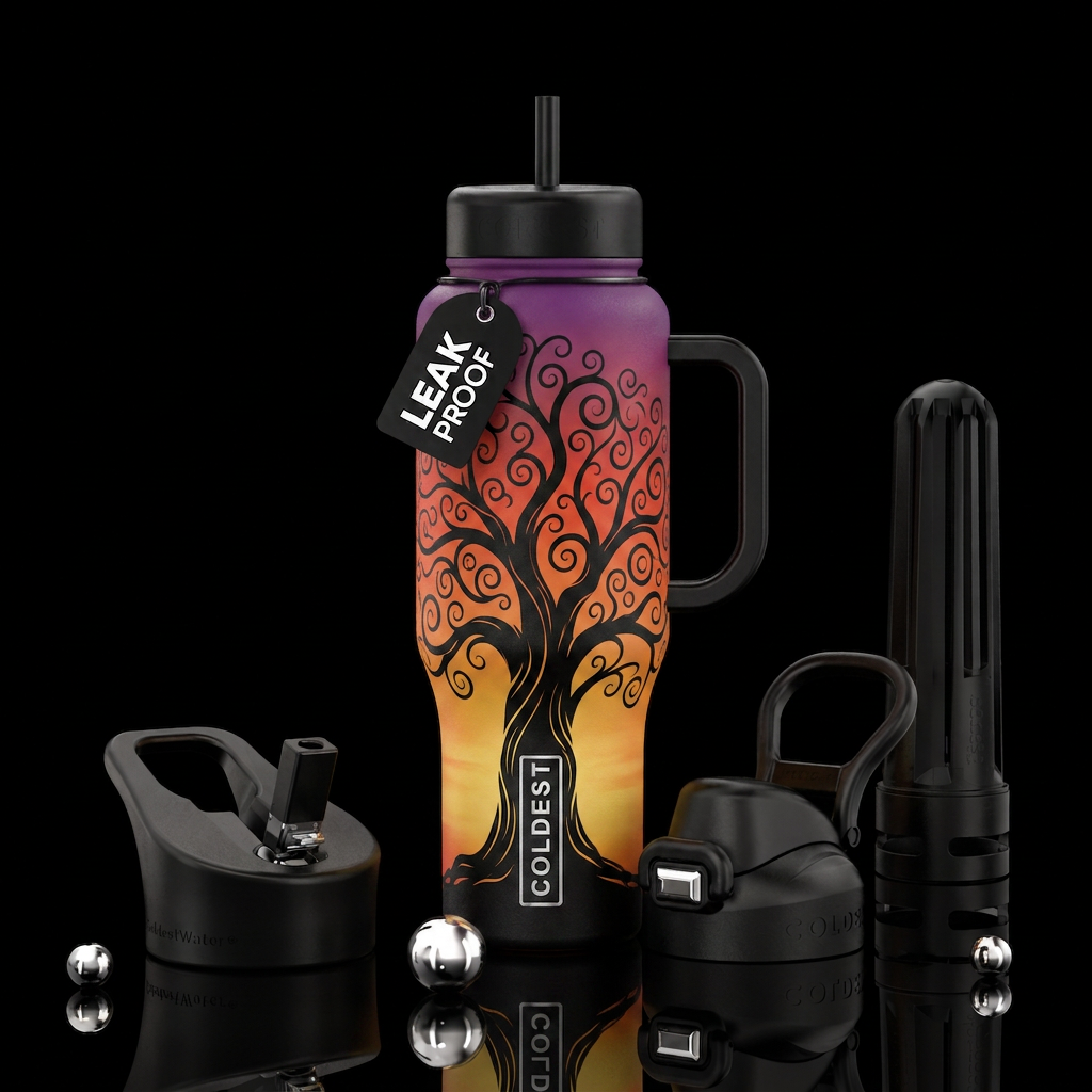 Family Tree water bottle design