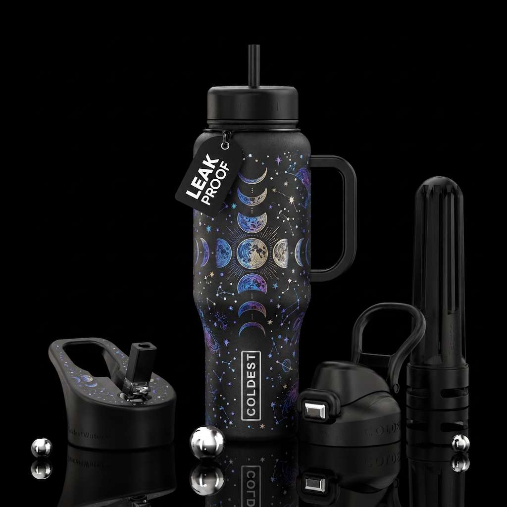 Glowie Phases water bottle design