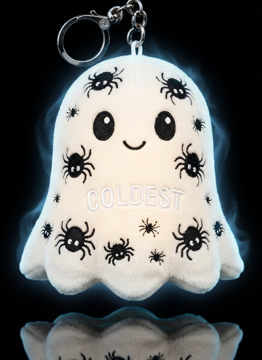Jasper the ghost water bottle design