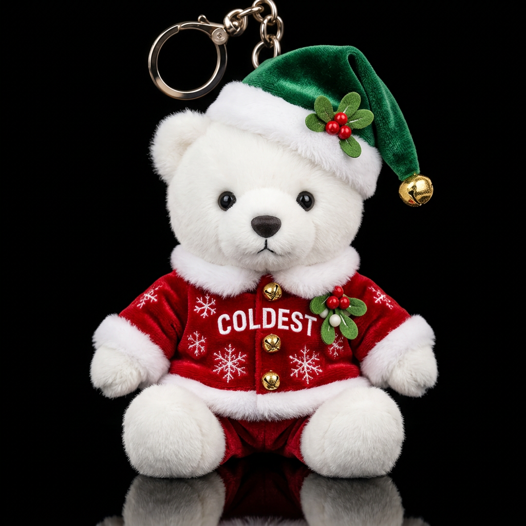 SnowBell the Bear water bottle design