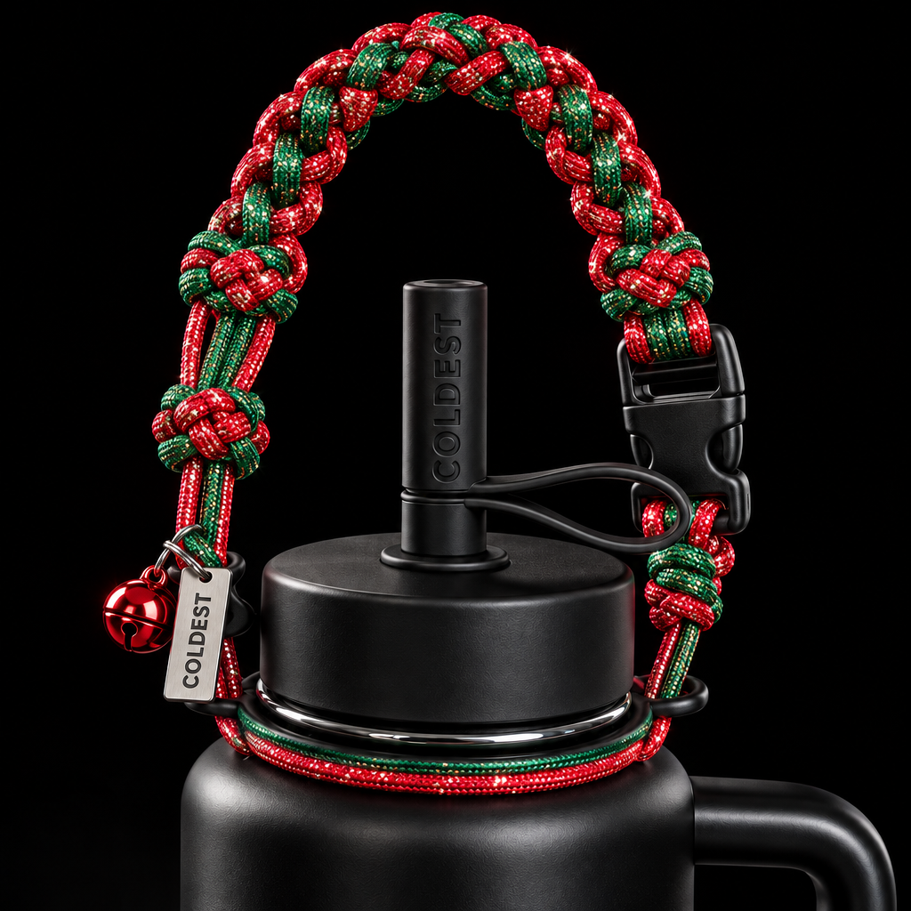 Christmas dreamin water bottle design
