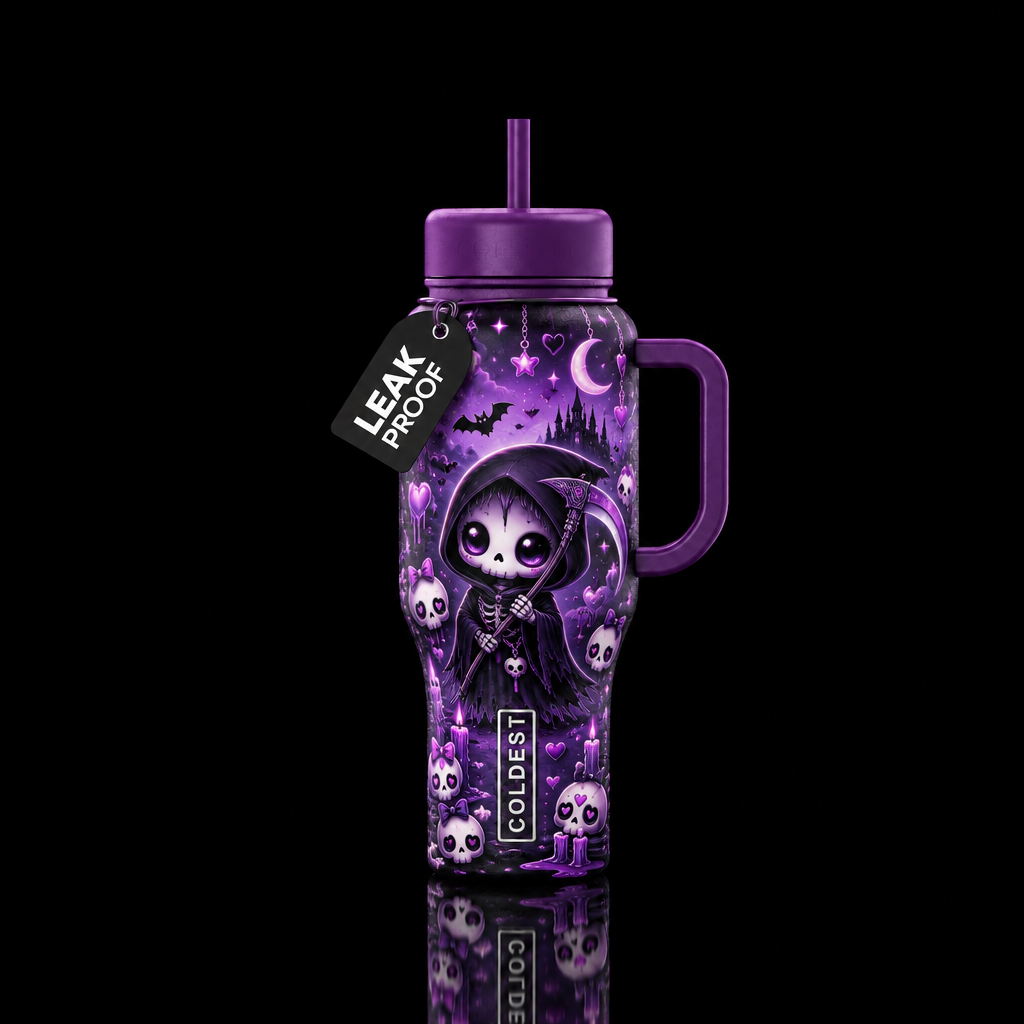 Gothic cute water bottle design