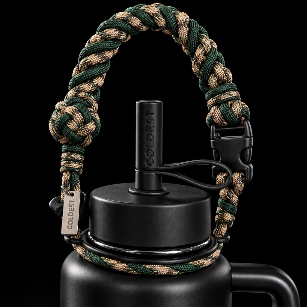 Camo dreams water bottle design