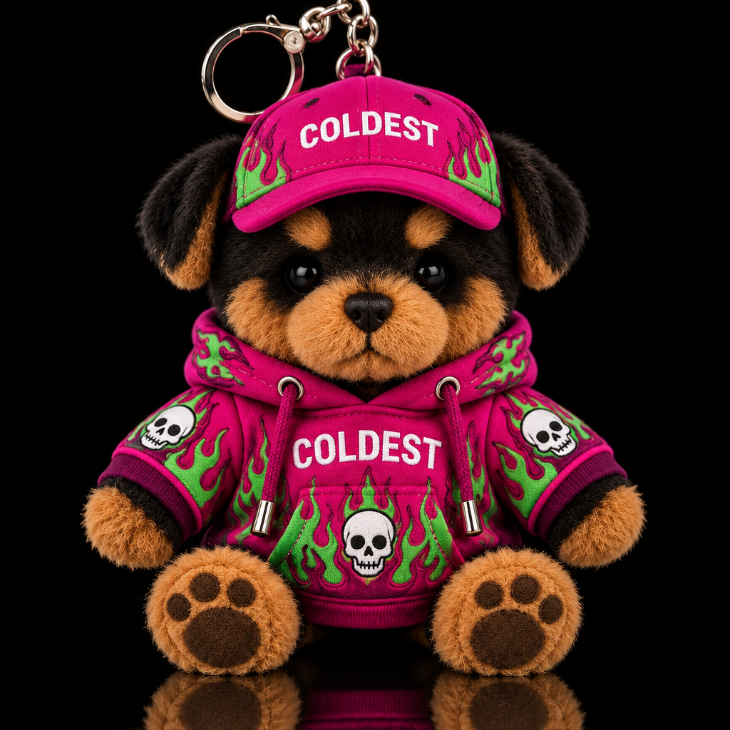 Taz the Rottweiler water bottle design