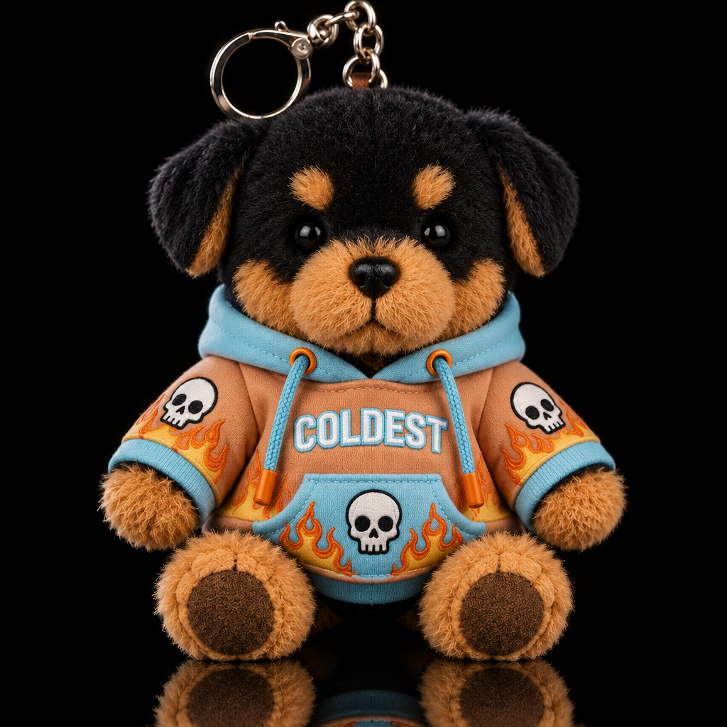 Blaze the Rottweiler water bottle design