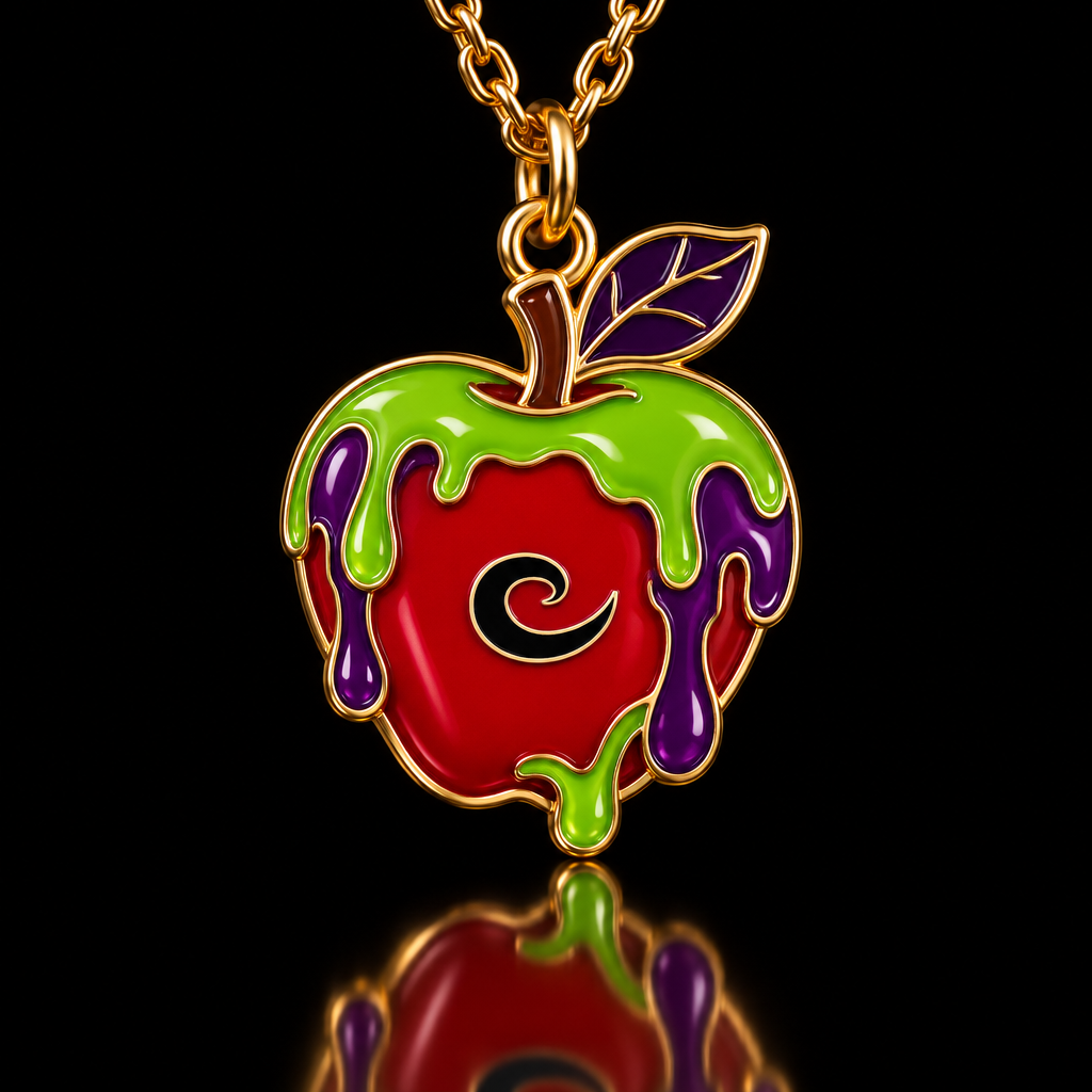 Poison candy apple water bottle design