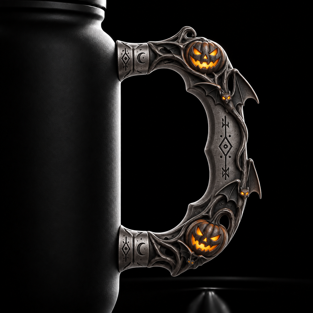 Halloween water bottle design